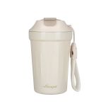 แก้วน้ำสุญญากาศเคลือบเซรามิก คอมฟี่ 0.38 ลิตร (ครีม)