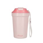แก้วน้ำสุญญากาศเคลือบเซรามิก คอมฟี่ 0.38 ลิตร (ชมพู)