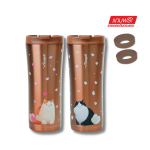 ชุดแก้วน้ำสุญญากาศ มินิมอล 0.5 ลิตร 2 ใบ (บีไซด์ยู) Fall In Love Collection